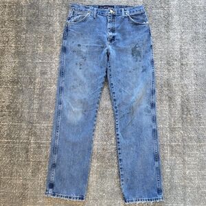 Wrangler George Strait Cowboy Cut Original Fit 13MGSHD Stained Work Mens 31x31